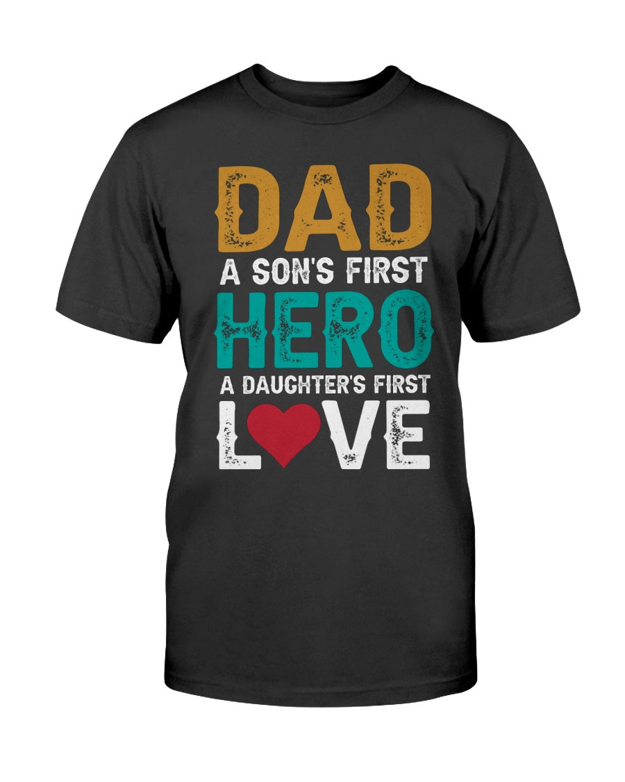 Chicago Cubs Dad A sons first hero a daughters first love T-Shirt Design  Hoodie Tank-Top Quotes