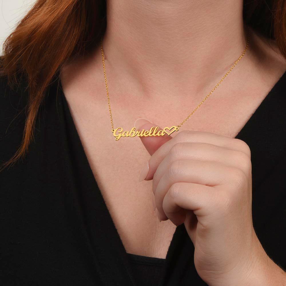 I Love You Forever - Valentine's Day Personalized Necklace