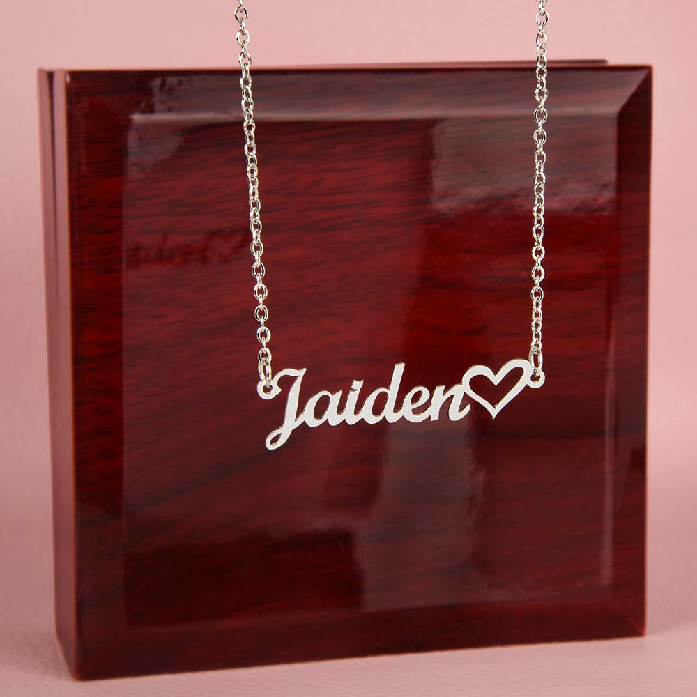 I Love You Forever - Valentine's Day Personalized Necklace