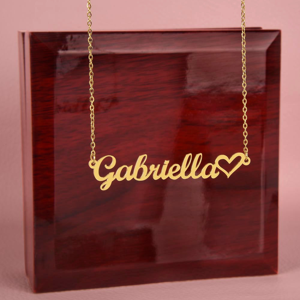 I Love You Forever - Valentine's Day Personalized Necklace